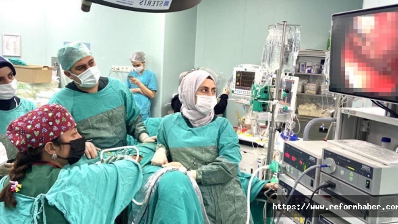 Dünyada yeni uygulanmaya başlanan yöntem, Gaziantep’te ilk kez GAÜN Hastanesinde