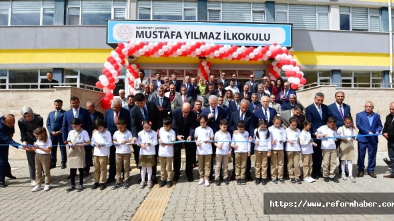 Gaziantep'te eski bakanın isminin verildiği ilkokul açıldı