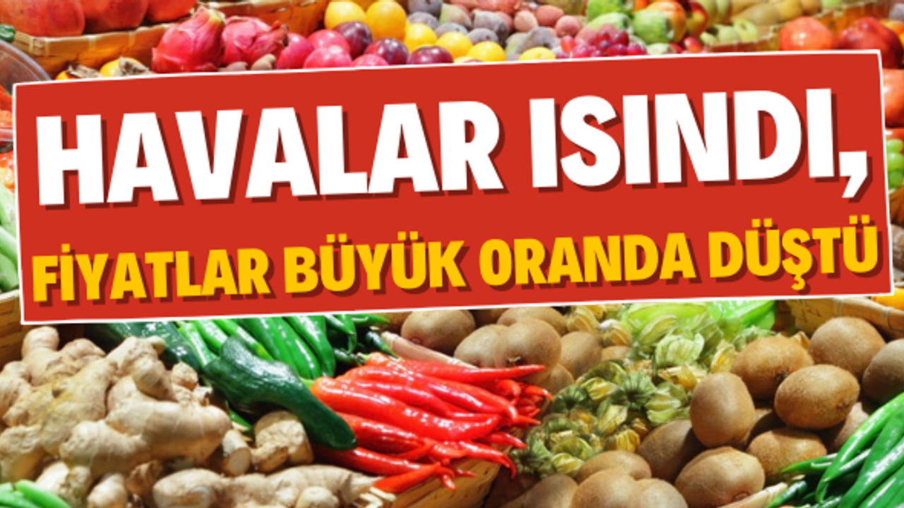 Gaziantep'te sebze meyve fiyatlarında büyük indirim! İşte fiyatlar