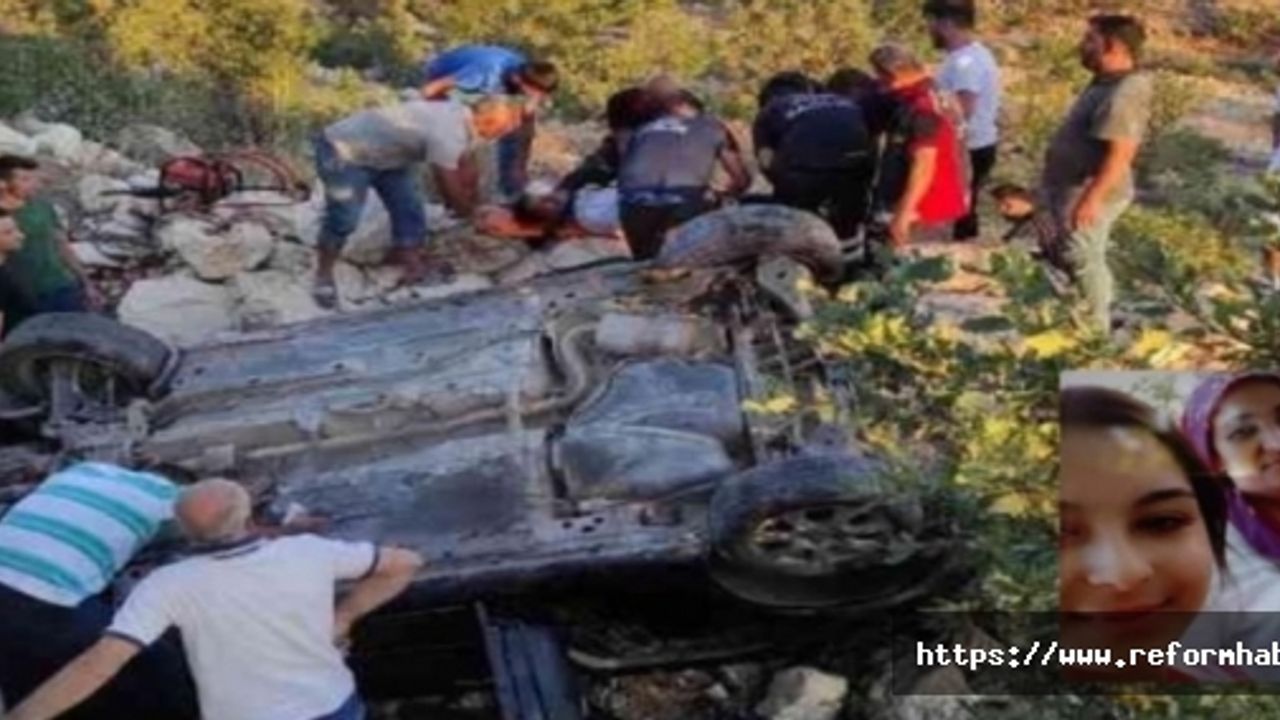 Kazada Ölen Anne ve Kızı Gaziantep'te Göz Yaşları Arasında Toprağa Verildi