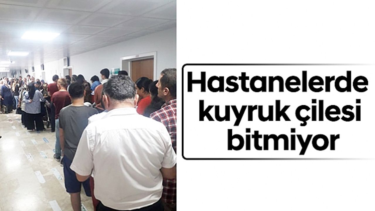 Gaziantep'te hastane kuyruğu, Vatandaşlar isyan etti