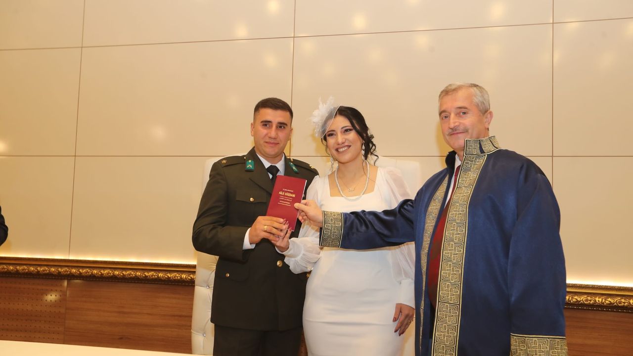 2022 yılının nikah rekoru Şahinbey'de