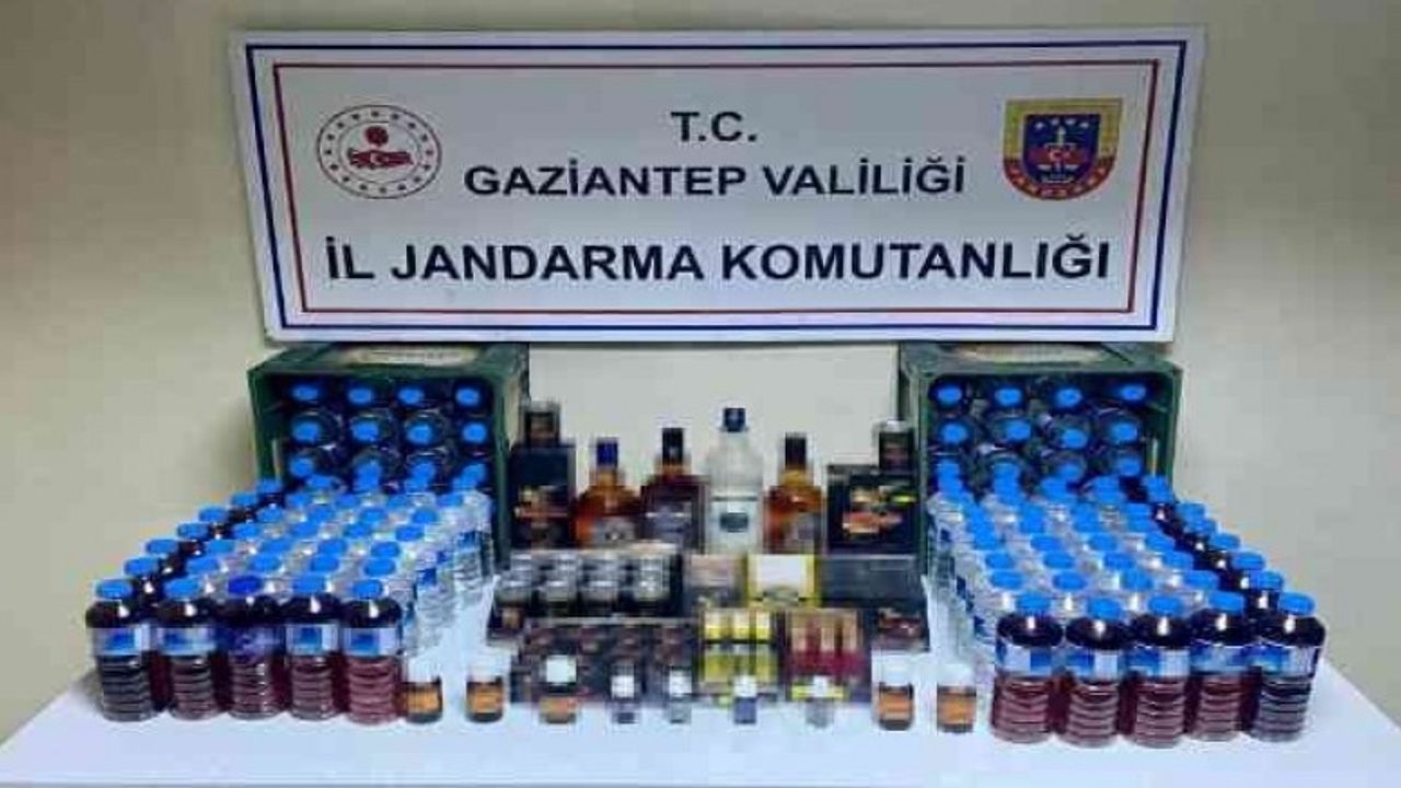 Gaziantep'te yılbaşı öncesinde sahte ve kaçak içki operasyonu: 7 gözaltı