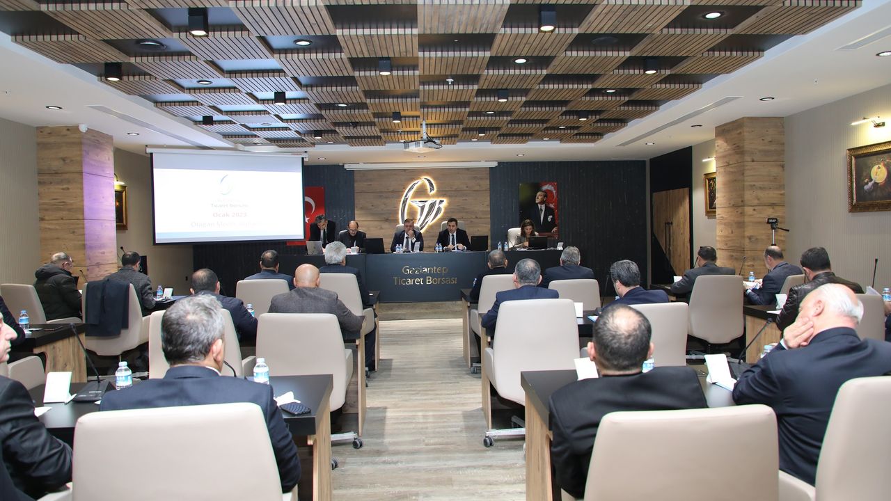 Gaziantep Ticaret Borsası’nda Yılın İlk Meclis Toplantısı Yapıldı