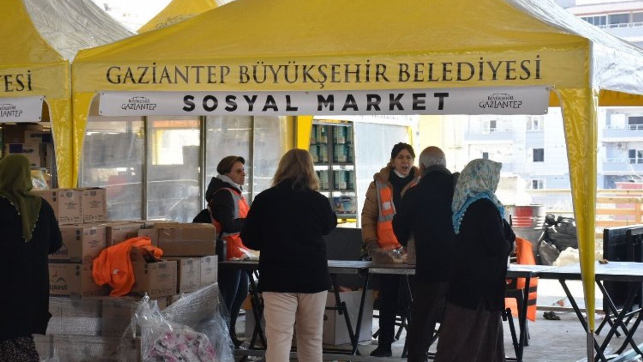 Gaziantep'te sosyal market kuruldu