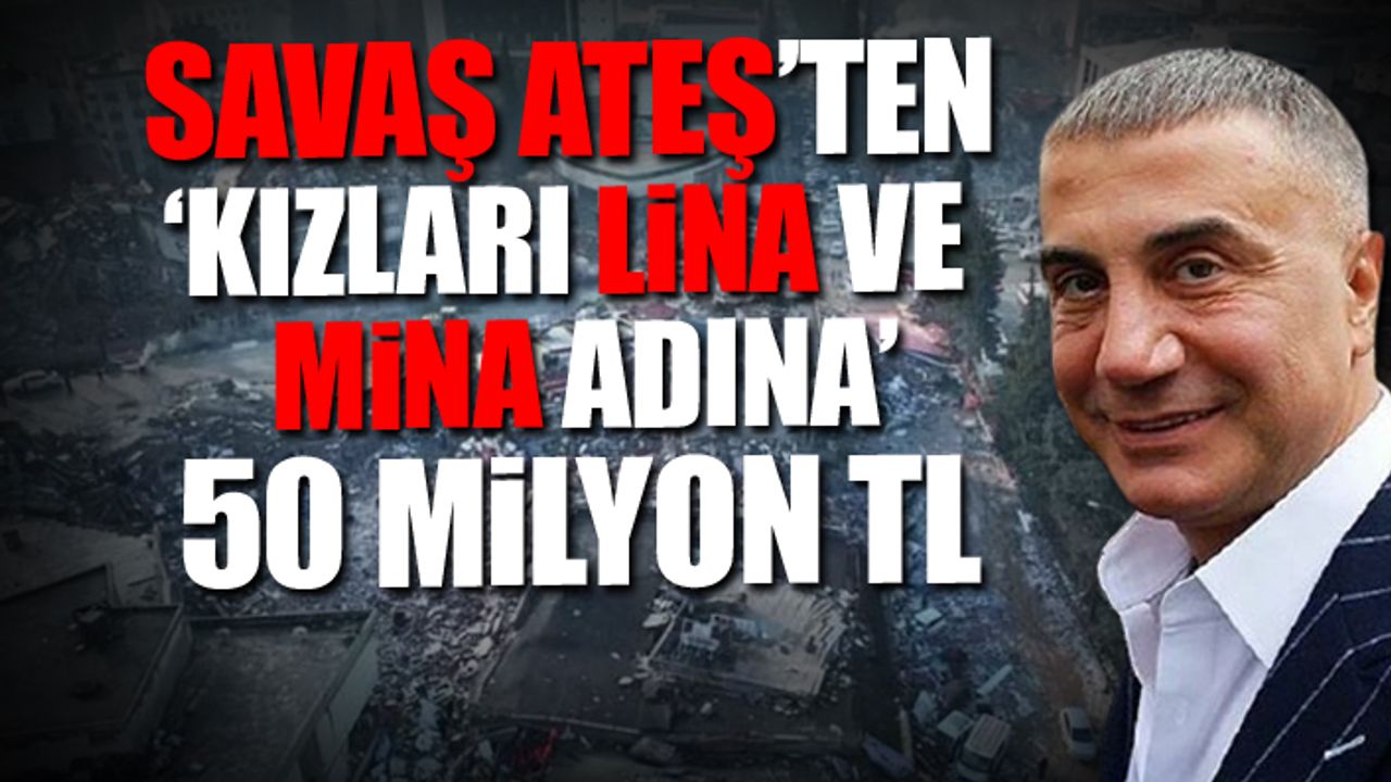 Sedat Peker, Savaş Ateş adıyla Halk TV'deki bağış kampanyasına mı katıldı? 50 milyon TL bağış yaptı