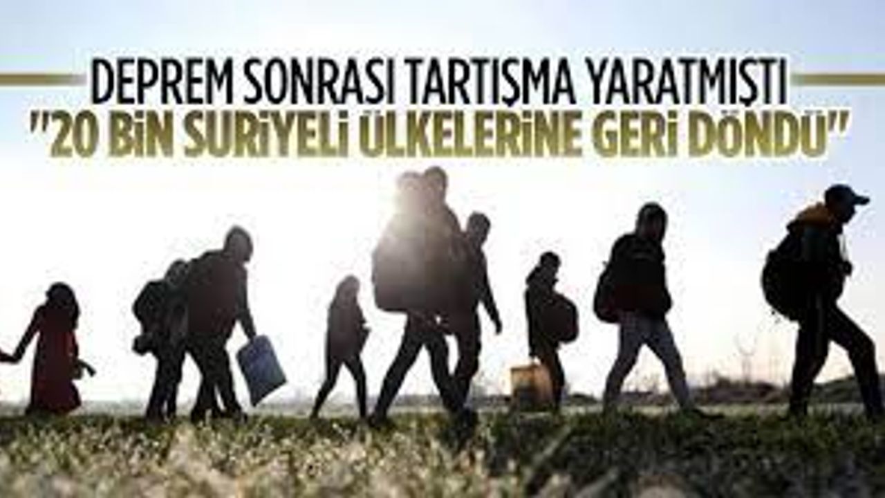 MSB Bakanı Hulusi Akar: Türkiye'den Suriye'ye dönenlerin sayısı 20 bini geçti