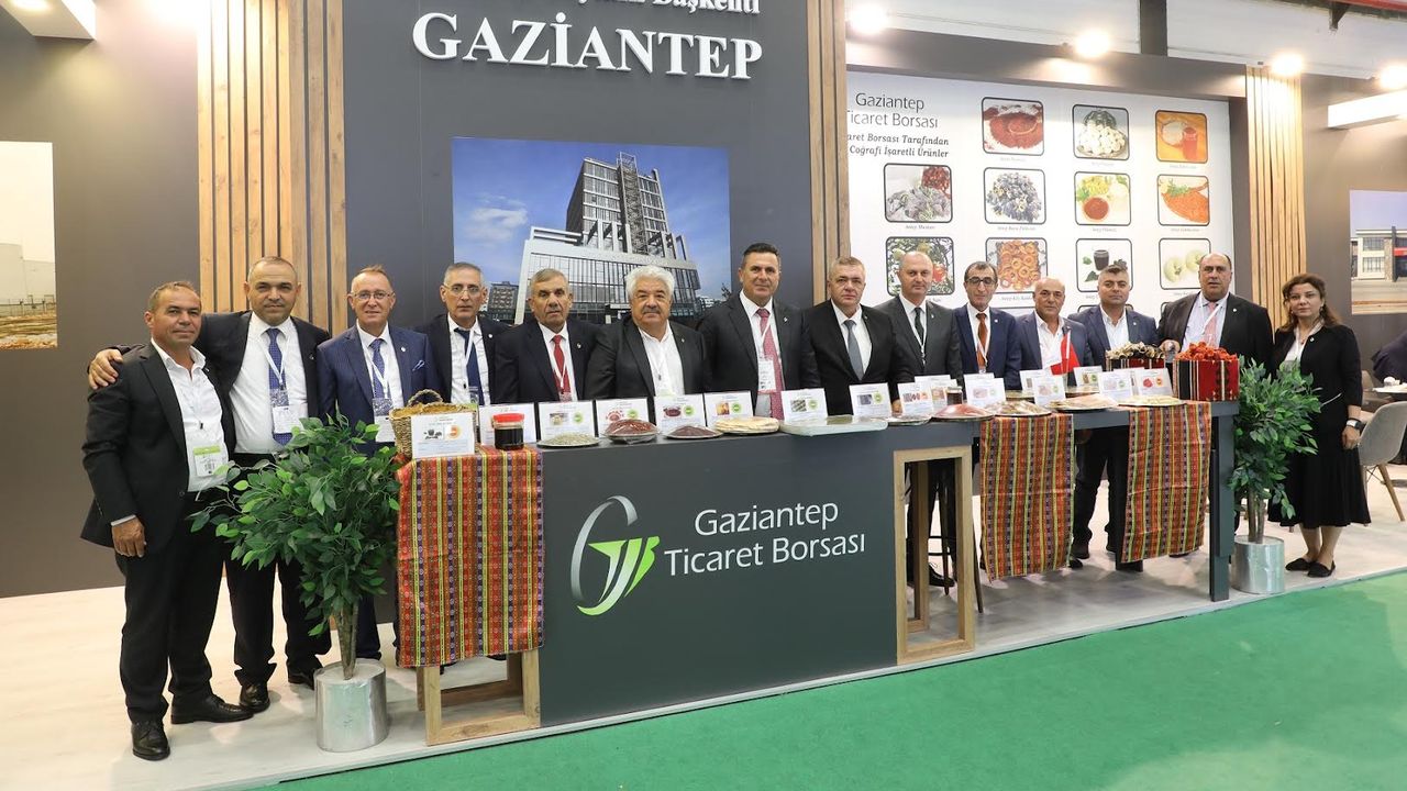Gaziantep’in Coğrafi İşaretli Ürünleri Worldfood İstanbul’da Tanıtıldı