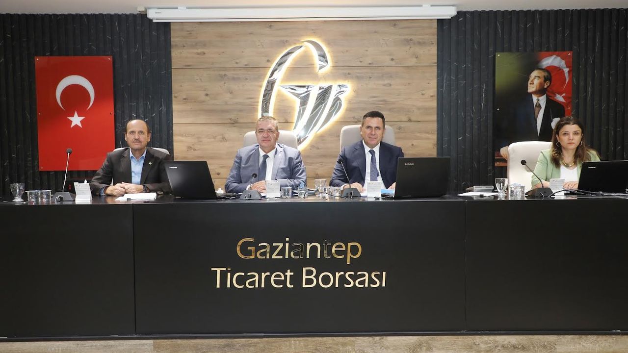 Gaziantep Ticaret Borsası Eylül Ayı Meclis Toplantısı Yapıldı