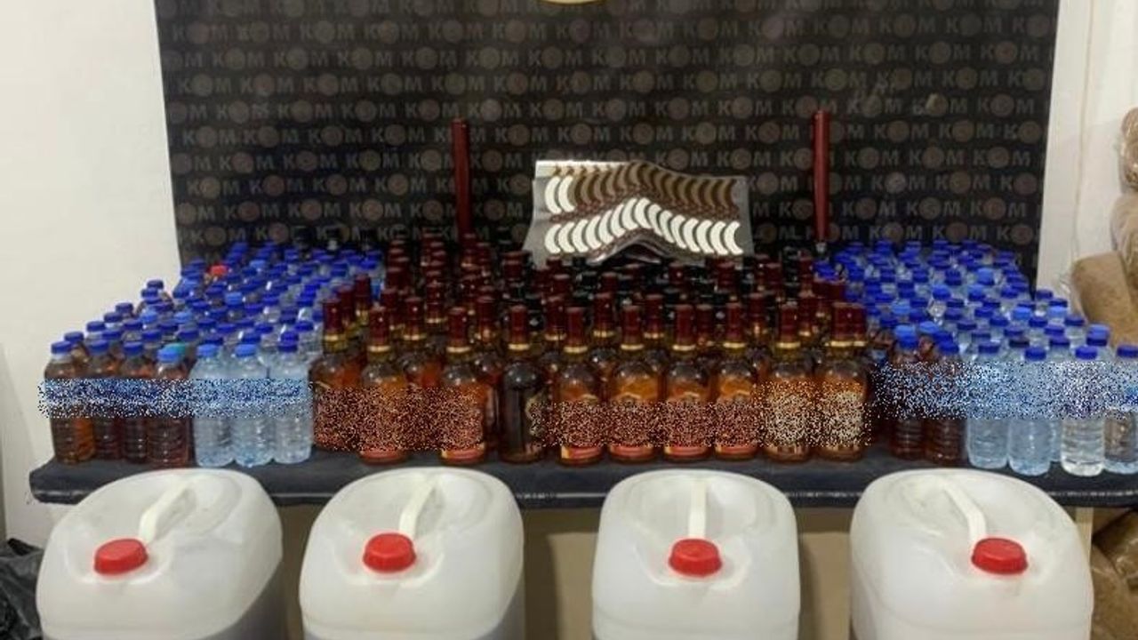 Gaziantep'te Sahte Alkol Depolarına Operasyon
