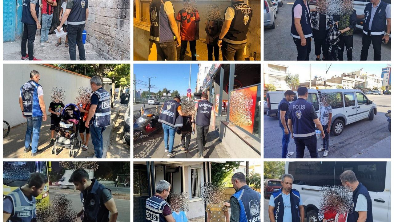 Gaziantep'in Haftalık Asayiş Bilançosu Açıklandı