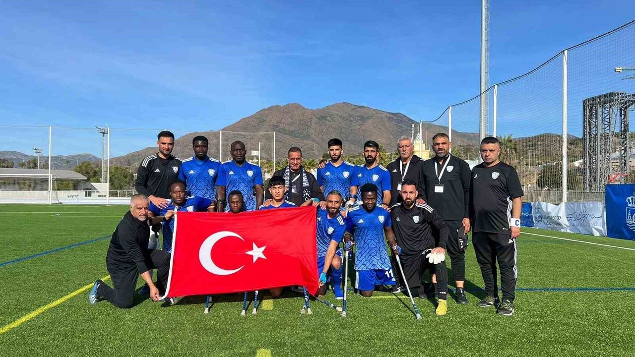 VİDEO HABER/ Şahinbey Ampute Futbol Takımı, Şampiyonlar Ligi’nde finalde