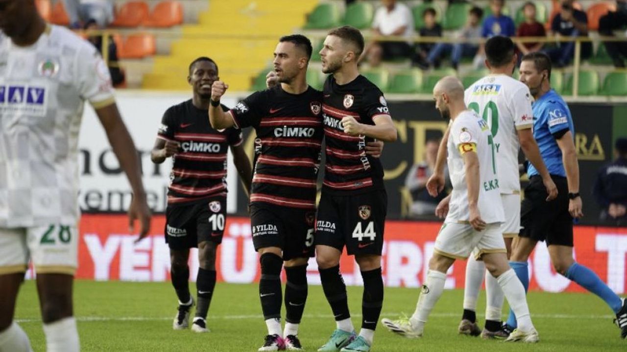 Gaziantep FK, Alanya deplasmanında çok rahat kazandı