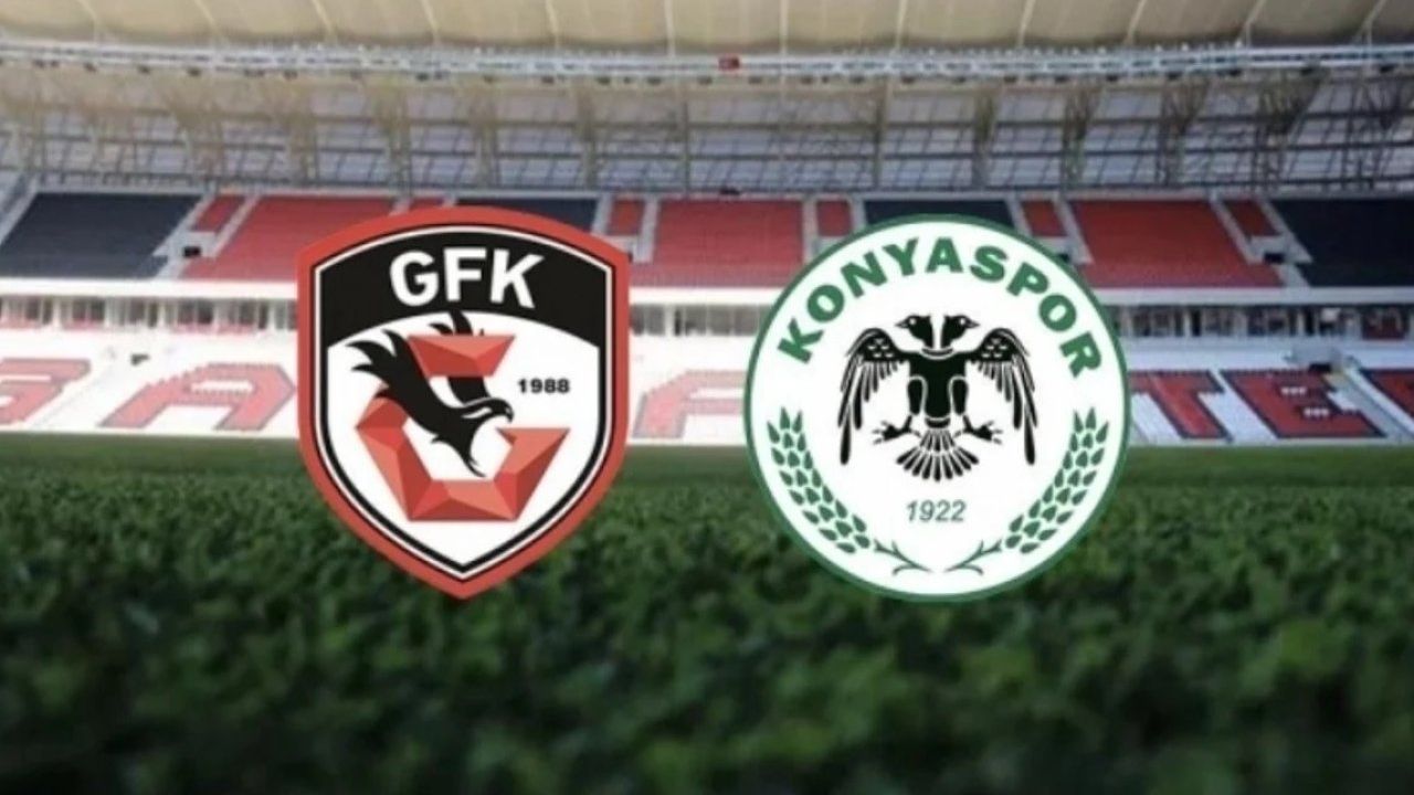 Trendyol Süper Lig: Gaziantep FK: 1 - Konyaspor: 1 (İlk yarı)
