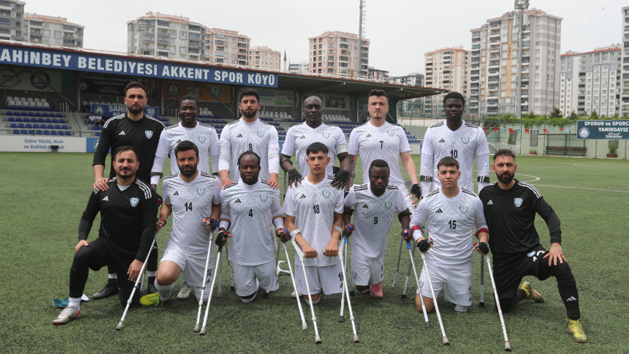 Şahinbey Ampute finalde 1-0