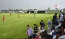 Amatör maçın ardından silahlar konuştu