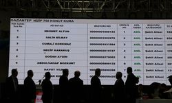 Gaziantep'te "İlk Evim, İlk İş Yerim Projesi"nde yapılacak konutların kuraları çekildi