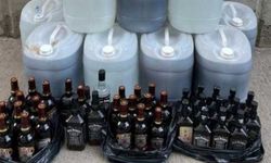 Gaziantep'te 84 litre sahte dökme alkol ele geçirildi