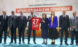 Gaziantep'te bin 500 lisanslı sporcu bisikletlerine kavuştu