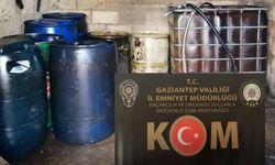Gaziantep'te 400 litre kaçak akaryakıt ele geçirildi