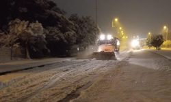 Gaziantep Büyükşehir Karla Mücadeleyi Tüm Gece Sürdürdü