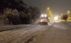 Gaziantep’te yoğun karla mücadele çalışmaları