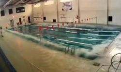 Gaziantep'te depremin şiddetini en etkili anlatan görüntülerden biri... Tsunami oluştu!