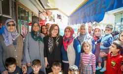 Fatma Şahin, Barak Mahallesi’ni ziyaret etti