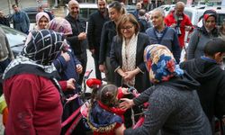 Gaziantep'te Başkan Fatma Şahin'den mahalle ziyaretleri