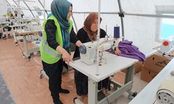 Muğla Milli Eğitim Müdürlüğü Gaziantep İslâhiye'de dikiş atölyesi kurdu