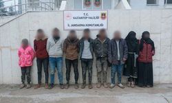 Gaziantep'te 12 düzensiz göçmen yakalandı