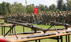 Gaziantep'te bir grup engelli genç temsili askerlik yaptı