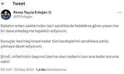 Cumhurbaşkanı Erdoğan’dan seçmenlere "sandıklara sahip çıkın" çağrısı