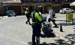 Motosiklet sürücülerine ceza yağdı