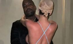 Kanye West'in yeni eşi tarzıyla dikkat çekiyor