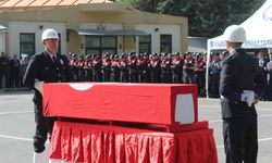 Kazada şehit olan polisin naaşı törenle memleketine uğurlandı