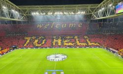 Galatasaray taraftarından ’Welcome to hell’ koreografisi