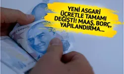 Milyonları etkileyecek yeni asgari ücretle beraber tüm rakamlar değişti!