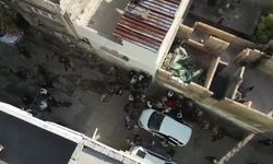 VİDEO HABER/ Gaziantep’te film sahnelerini aratmayan operasyon dron kamerasında