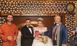 Tahmazoğlu’ndan evlenen gençlere nikah sürprizi