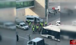 Anadolujet yolcusu Alman çiftin kavgası, Esenboğa Havalimanı'nı karıştırdı!/VİDEO