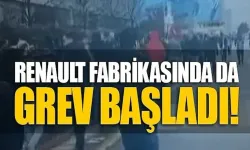 VİDEO/Bursa'da Bosh fabrikasından sonra Renault fabrikasında da grev başladı