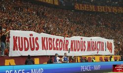 Filistin'e destek için açılan pankart sonrası UEFA'nın Galatasaray'a para cezası vermesi bekleniyor.
