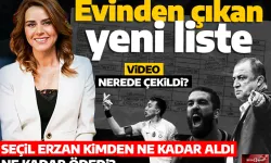Seçil Erzan'ın evinden çıkan son liste! Kim ne kadar aldı ne kadar ödedi?