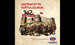 SANKO Gaziantep’in Kurtuluşunun 102’nci yıl dönümü vesilesiyle bir mesaj yayımladı.
