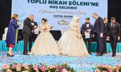 Gaziantep'te 250 çift için toplu nikah töreni düzenlendi