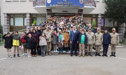Kilis'te öğrenciler jandarmayı ziyaret etti
