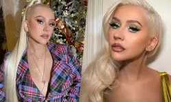 Christina Aguilera'dan nefes kesen pozlar!