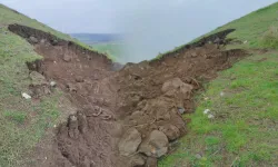 Gaziantep'te tırla kepçeyi getirip höyüğü delik deşik ettiler