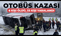 Feci kaza! Otobüs devrildi. 6 kişi öldü, 33 kişi yaralandı.